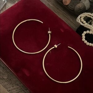 Elegant Gold Hoop Earrings